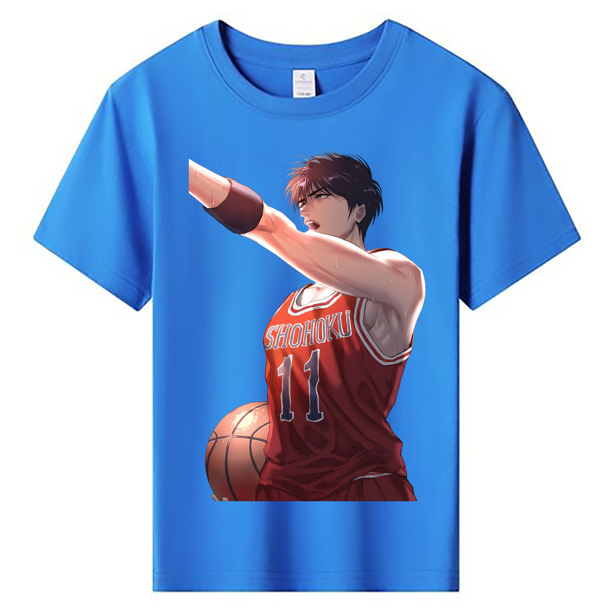 （画像用） SLAM DUNK／スラムダンク 綿100％キッズTシャツ（フロントプリント）